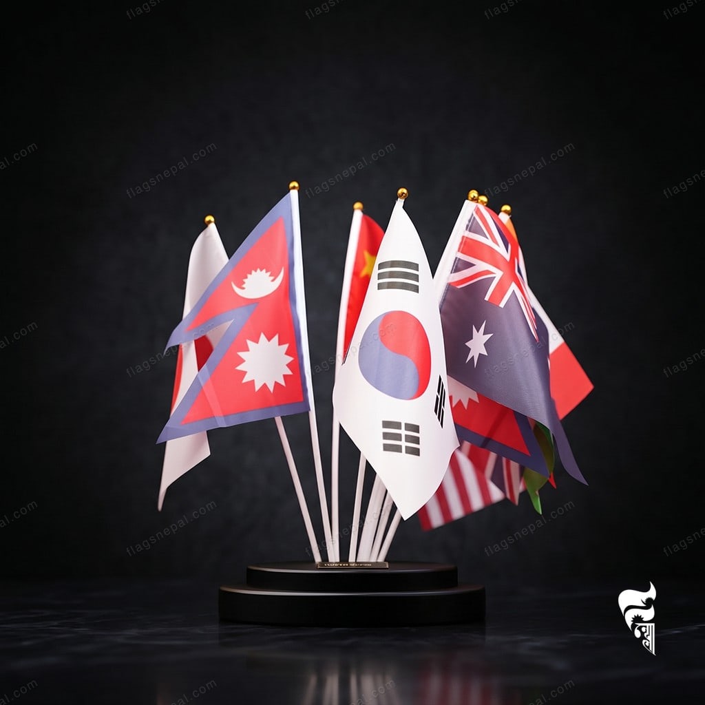 Hand Flag with Stick view 2