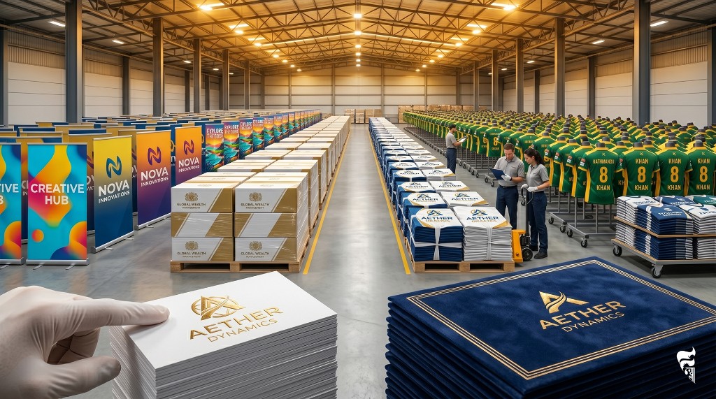 Bulk and custom project production across multiple print categories.